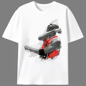 Basketball Legend Star Men’s Graphic Tee |   Unisex Sporty Vintage Casual T-Shirt |   Summer NBA Fan Gift