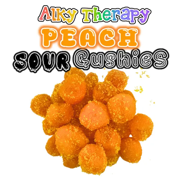 Extra Sour Gushers - PEACH Gushies  - Triple Coated Intense Viral Gushers Snack Super Tangy Candy Bites Irresistible satisfying