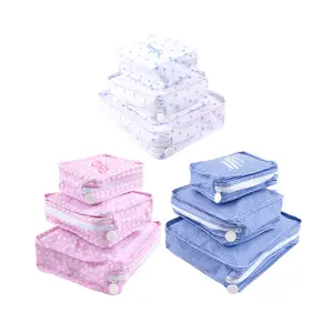 Glossy Stacking Set by Mint - 3Pc Wipeable Easy-to-Clean Travel Organizers for Kids & Adults