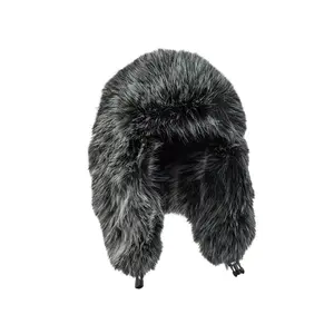 Ajaya Grey Faux Fur Trapper Hat