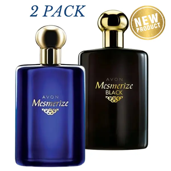 Mesmerize Blue EDC & Mesmerize Black EDT 3.4 fl oz Set of 2 - Liquid Fragrance for Everyday Wear or Special Events