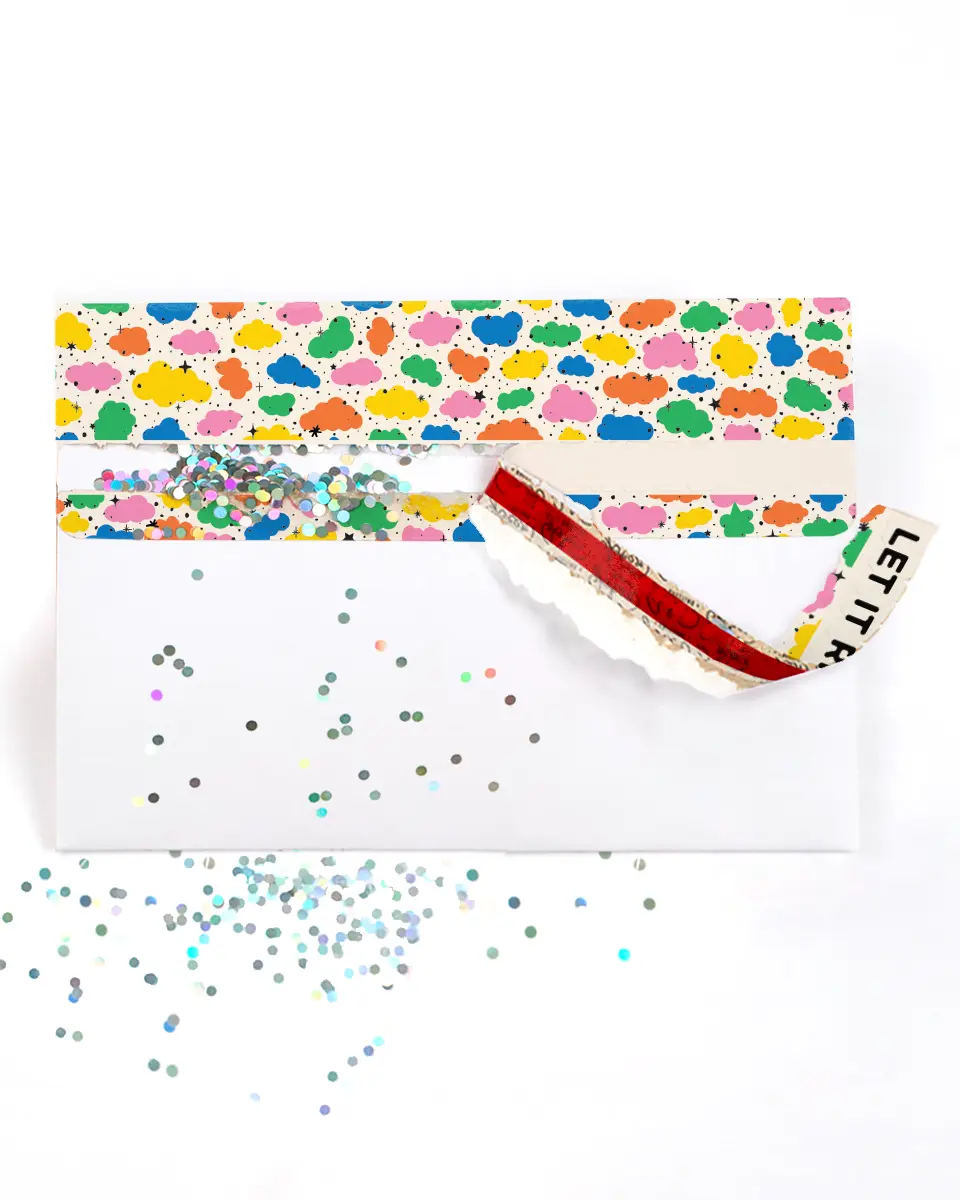 Endless Farting Glitter Envelope