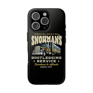 Smokey And The Bandit Snowman's Bootlegging Service Tough Phonecase, Fan Gifts