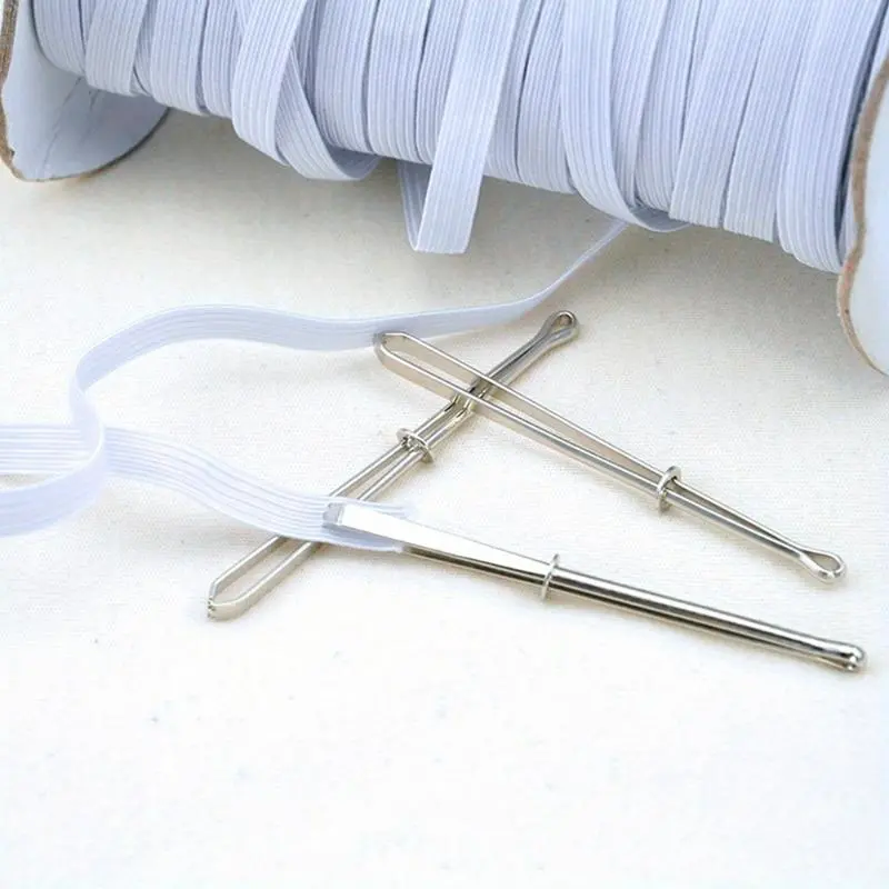 Elastic Threader Tweezers, 2 Counts/set Easy-to-use Self-locking Clip for Waist Band Craft, Sewing Tools Simplifying Sewing Tasks with Effortless Pulling and Smooth Gliding