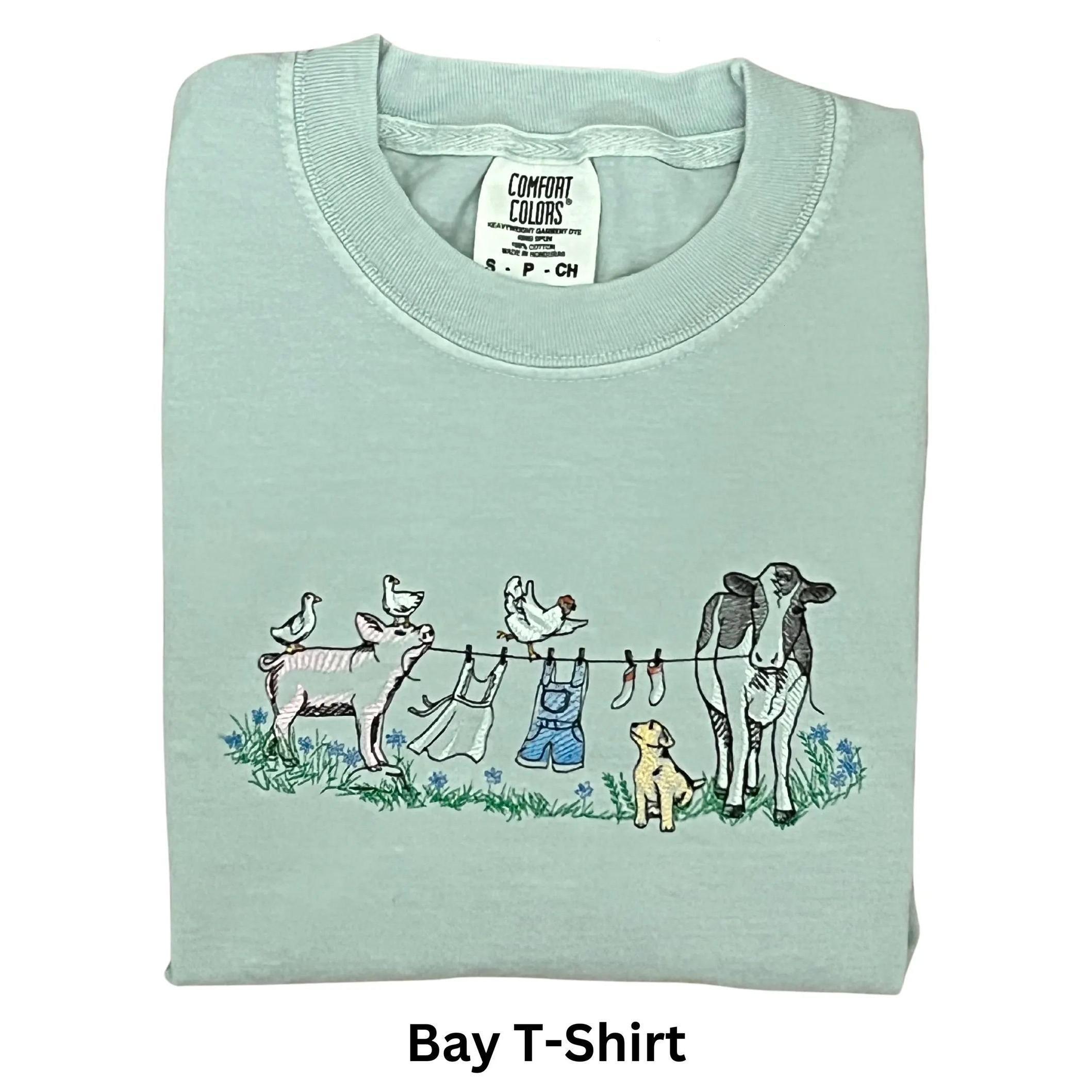 Barnyard Animals Shirt Comfort Color …