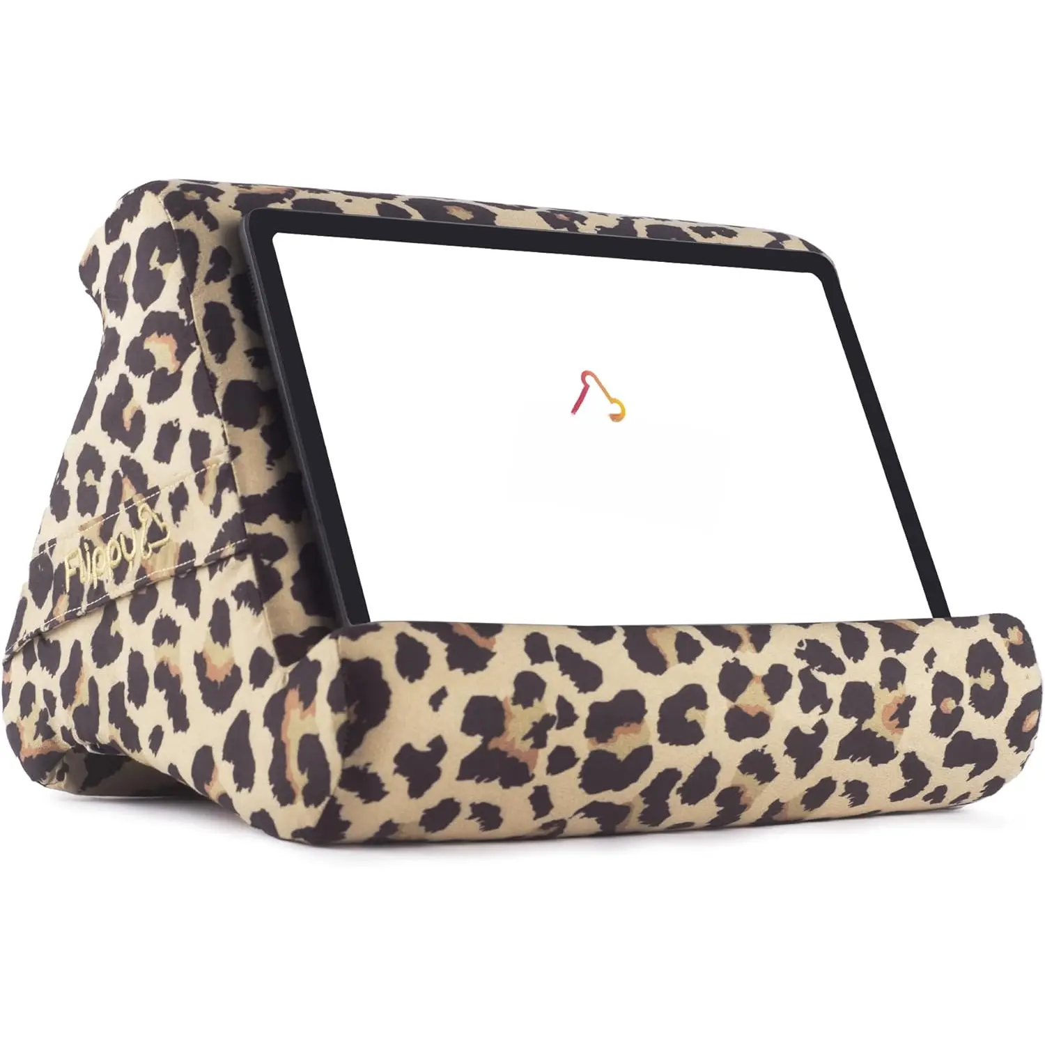 Tablet Pillow Stand - Cushion Tablet Stand & Holder, Bed Support for Lap and Desk, Compatible with Phone & Book Reading: Kindle,  Pro,  &  - Def Leopard