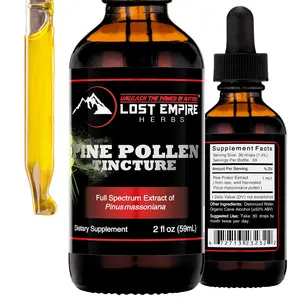Pine Pollen Tincture - Natural Dietary Supplement for Hormone Health, Fitness, Energy and More