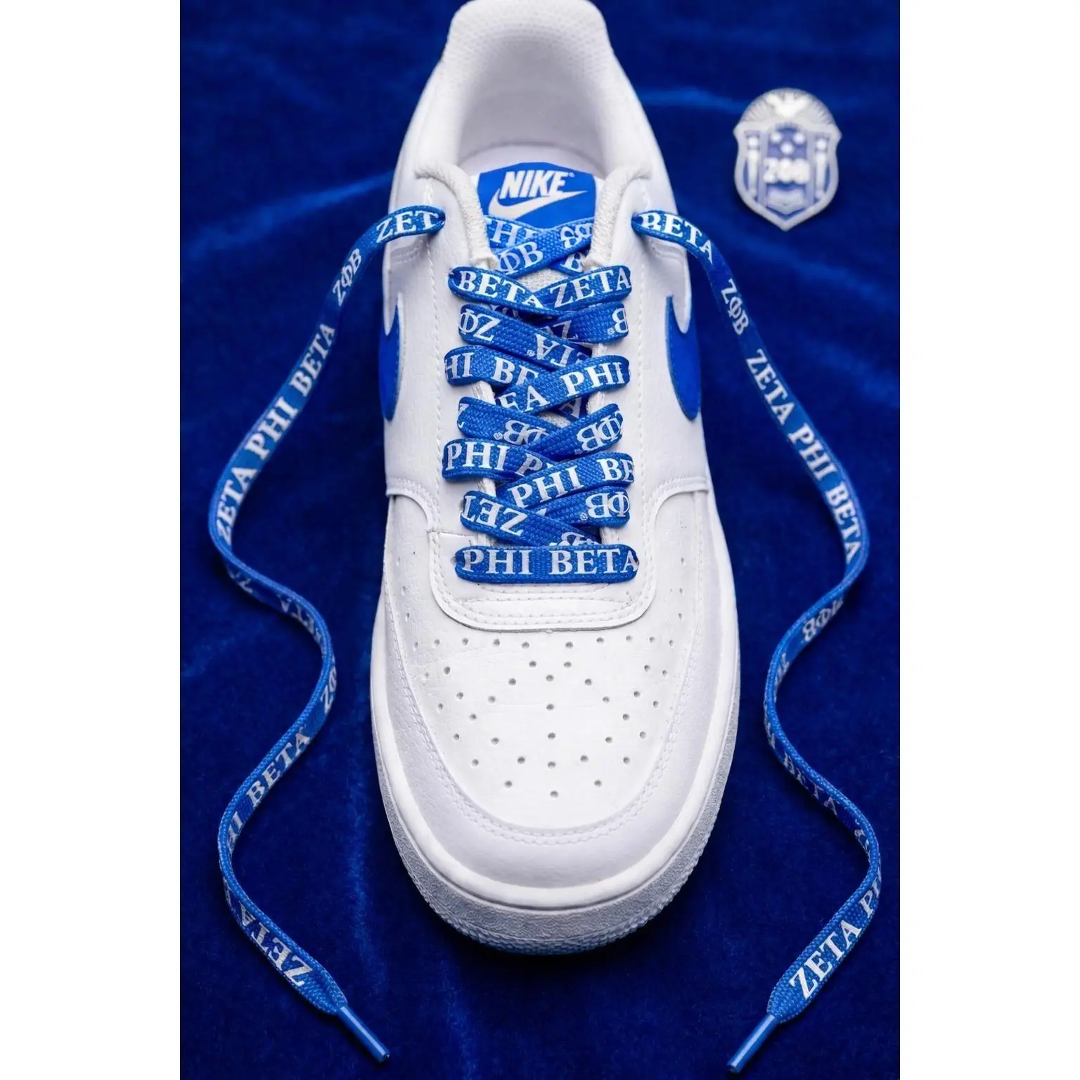 Zeta Phi Beta Sorority Custom Nylon Shoelaces, 125x1.2cm Shoe Accessories, Homecoming, Gifts