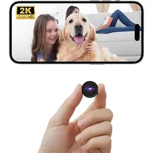 Hidden Camera,2K Mini Camera,Nanny Cam Hidden Camera,WiFi Spy Camera with Night Vision & Detection,Camaras Espias Ocultas for Pet/Baby/Nanny