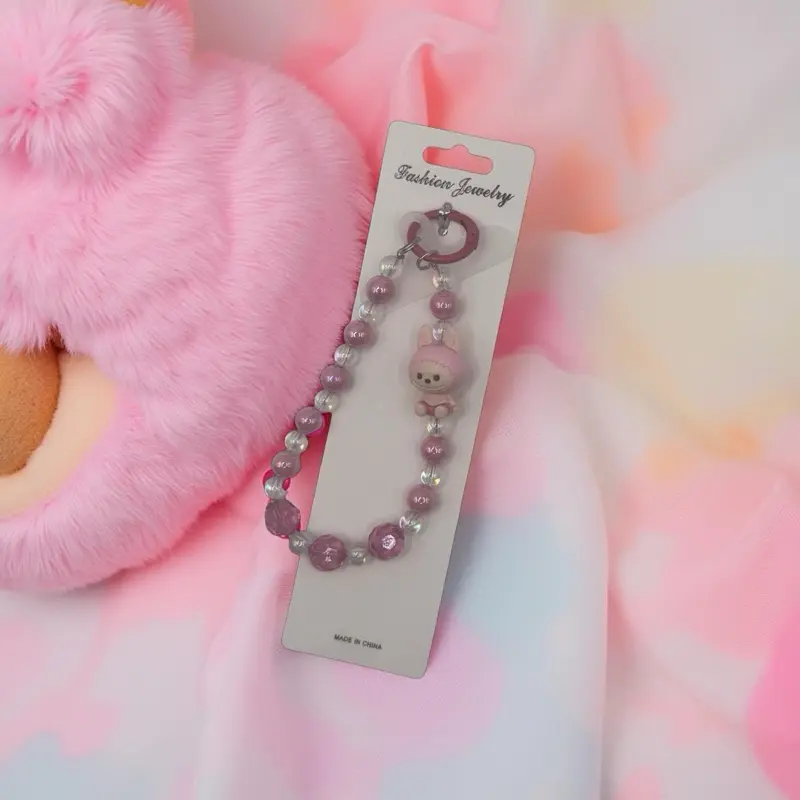 My Bunny Beads Bracelet – Kawaii Pink Pearl Design Fashion Jewelry for Women and Girls