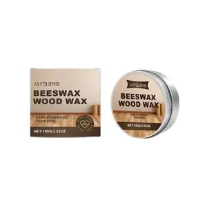 Jaysuing Wood Floor Wax Beeswax for Solid Wood Floor Care and Polishing Maintenance Polish Bead String Polishing Wax for Floor Protection