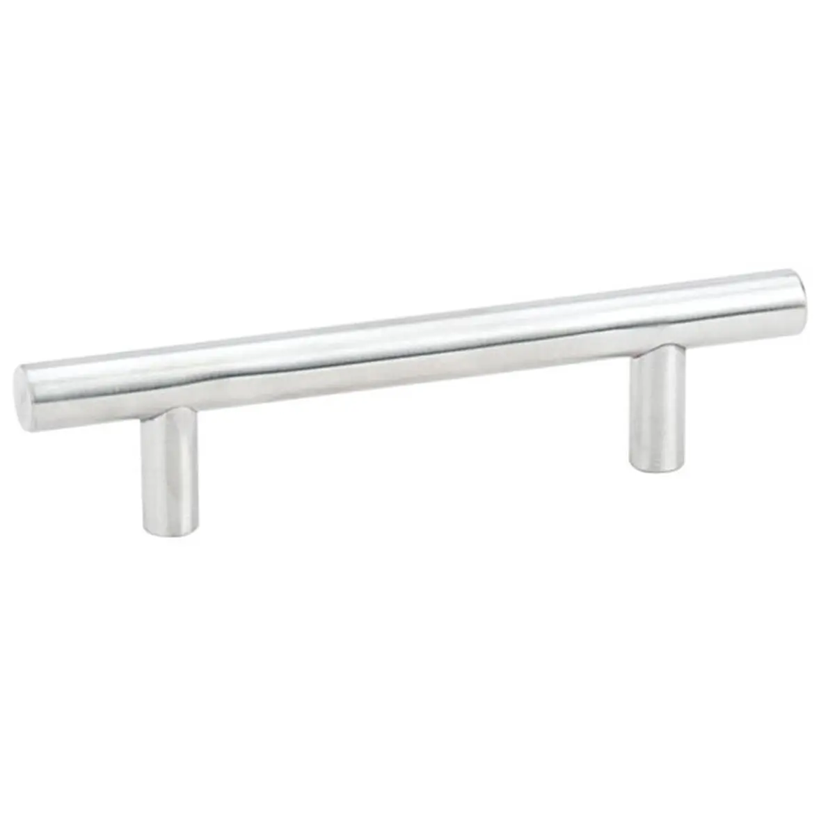 Emtek S62011SS Contemporary Stainless Steel Bar Pull Handleset - 24in Center to Center, 2 lbs, Cabinet Pulls, Easy Install Door Handles with Installation Screws