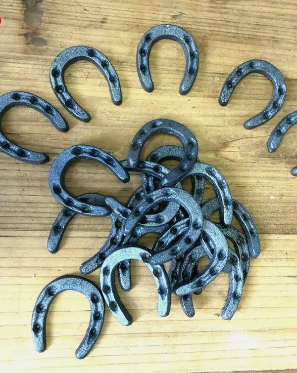 20 CAST IRON HORSESHOES CRAFTS HOME DECOR HORSESHOE HORSE SHOE SMALL TINY NIKNAK