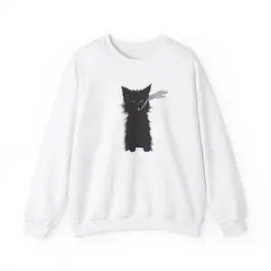 SMOKING CAT SWEATER