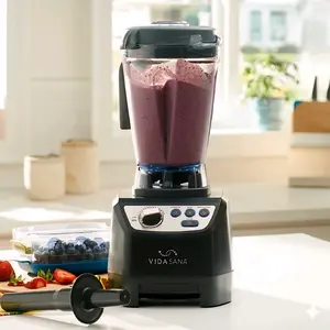 VidaSana High-Performance Blender for Smoothies & Shakes with Vaso Licuadora Includes Accessories for Easy Cleaning & Versatile Blending