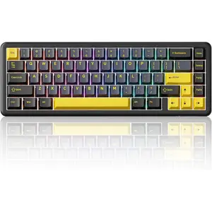 ATTACK SHARK X65 HE Magnetic Switch Rapid Trigger Keyboard, 65% Wired Gaming Keyboard with 8000 Hz Polling Rate, RGB Keyboard