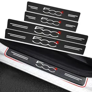 CAR Sill Protector Pedal Cover Anti-drity Anti-scratch Strip Protective Strip For 500X 500 500E 500L 500C 500S Accessories