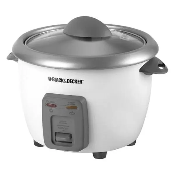 Applica RC506 Black-Decker 6-Cup Rice Cooker, White Out