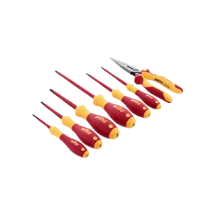 Wiha Tools 32086 Insulated Screwdrivers and Pliers Set 7-Piece