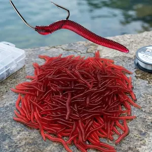 Glow Worm 7 fish shaped Soft Lure set - high simulation fish scent, night fishing lures with artificial Flies, Saltwater Freshwater Bait, Glow in the Dark Plastic Baits for Ocean Lake River All Day Fishing Gear