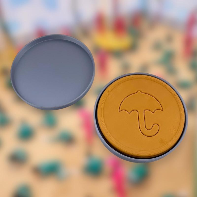 Squid Games Dalgona Replica | Playable Korean Game with Show-Inspired Shapes | Plastic Squid Games Collectible Gift | Not Edible