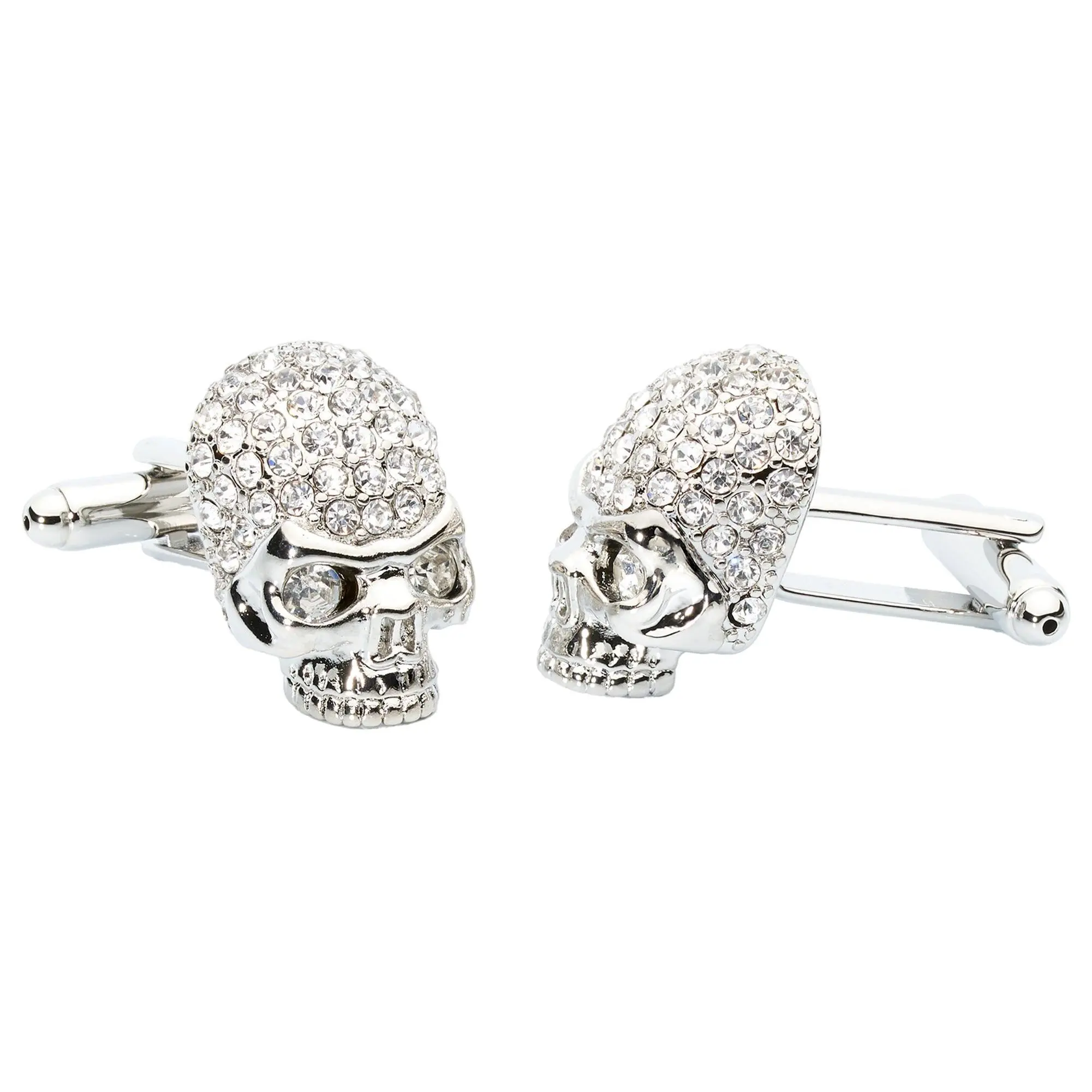 Crystal Skull Cufflinks