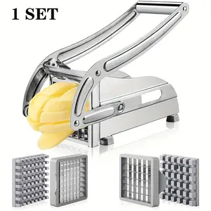 Manual Stainless Steel Vegetable Slicer, Multi-Functional Chopper, Home Juicer, Garlic Onion Cutter, Cucumber Potato Slicer, Kitchen Tool