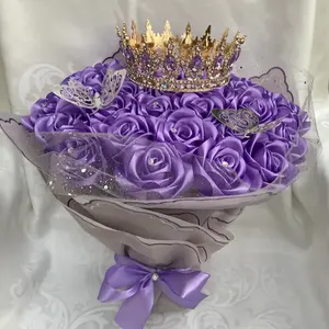 Violet Roses Bouquet