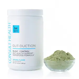 Gut-Duction – Superfood Powder with Probiotics, Digestive Enzymes & Fiber for Gut Health, Bloat Control & Daily Wellness Healthcare Dietary Bathroom Vitamin