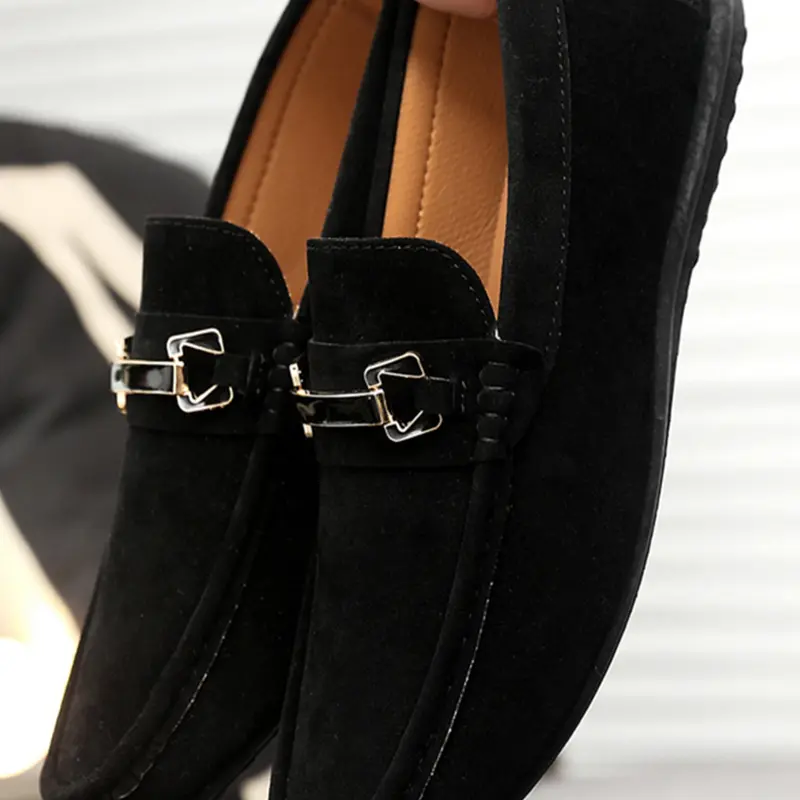 Men's New Fashion Loafers, Slip On Shoes, Classic Comfort Formal Shoes, Smart Casual Shoes, Versatile Shoes, Easy to Wear and Drive, Moccasin Style, Rubber Sole, Artificial Leather Upper, Slip On Footwear