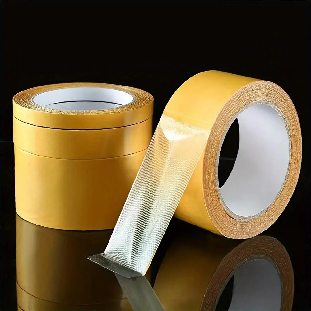 Super Strong Double-Sided Tape, 0.78 Inch X 32.8 Feet, Adhesive with Glass Fiber Mesh, Waterproof Transparent Fixing Tape, Double Sided Tapes