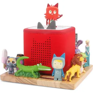 for Tonie Shelf, Tonies Storage for Toniebox 2/ Toniebox 1 Tonie Figures Creative Tonies Magnetic Shelf for,Tonie Box Player 10-30 Characters (Nature)