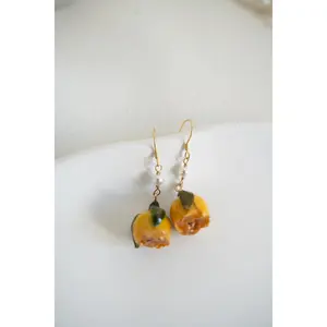 Rose Bible Earring