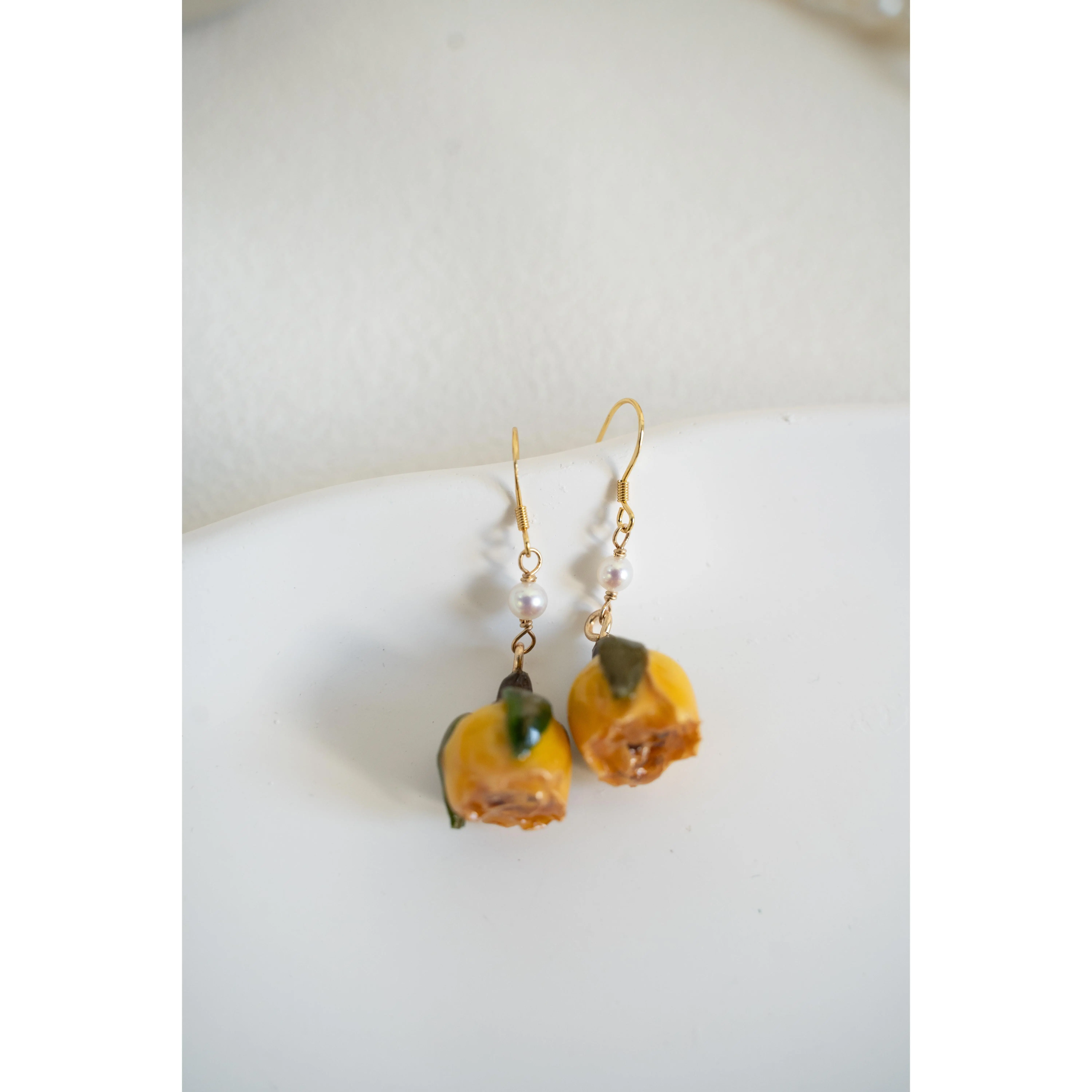Rose Bible Earring