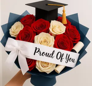 Custom Message Banner – Personalized Graduation Banner, Custom Ribbon, Message Sash Decoration