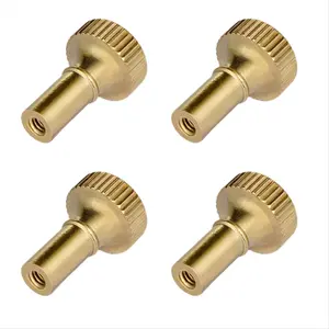 Brass Lamp Switch Knob,Turn on/Off Light Switch Knob Replacement,Standard Size Twist Switch Knobs 4pcs for Christmas New Year decorations