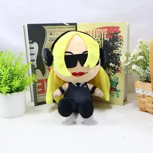 25CM Alaska Violet Plush Toy Cartoon Game Peripheral Stuffed Doll Creative Room Decoration Pillows Kids Birthday Christmas Gifts