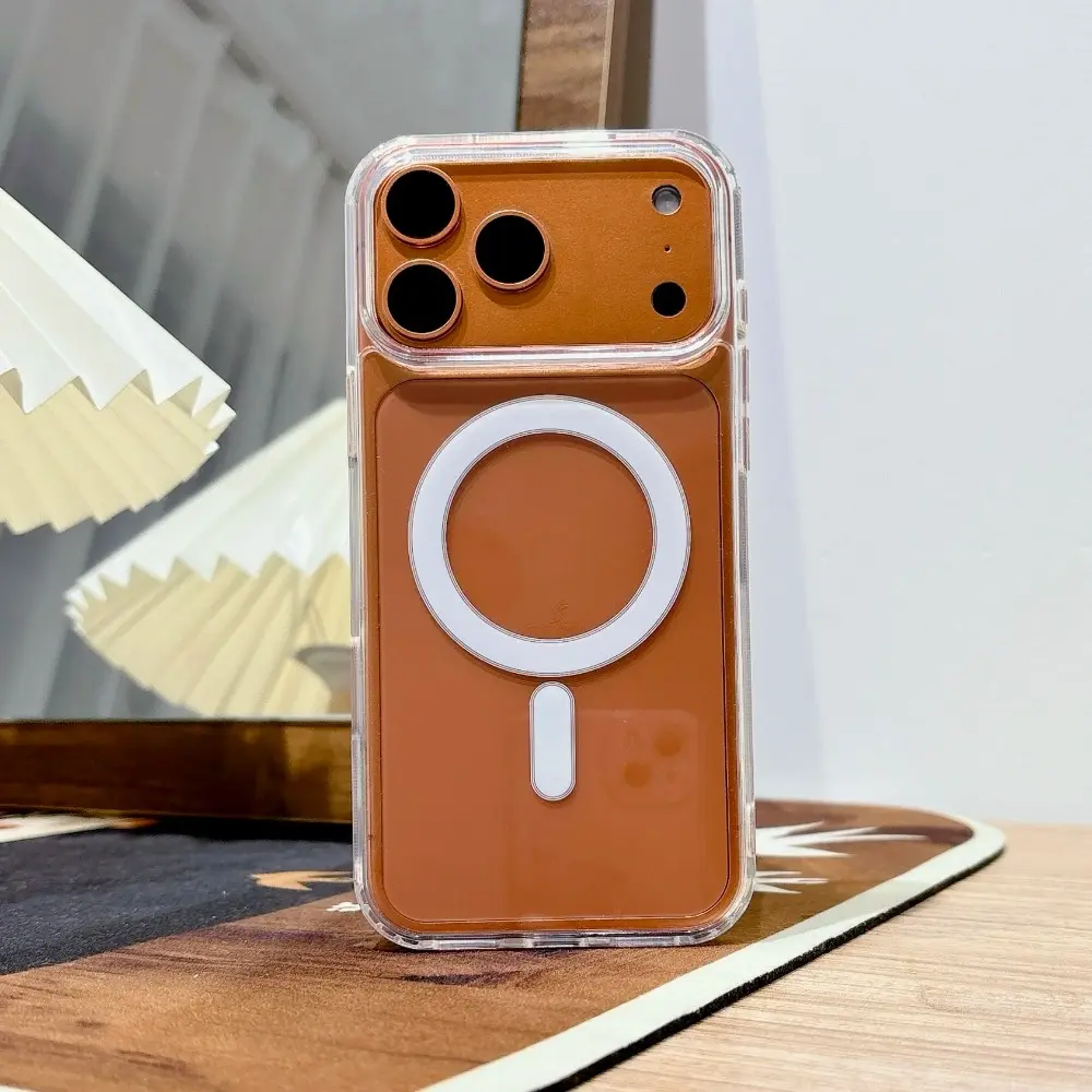 Magnetic Wireless Charging Polycarbonate (PC Plastic) iPhone Protection Case - PC Casing Accessories for iPhone 17,16,15,14,13,12,11 Pro Max,X,XS,XR,XS Max,7,8,SE2,SE3,7Plus,8Plus