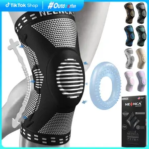 Sports Knee Sleeve for Runner, Workout, Gym, Basketball, Volleyball, Hiking Spicy Dill knee pain Breathable Sponge Knee Pads Athlete Springtok Injury football accessories Support Tool
