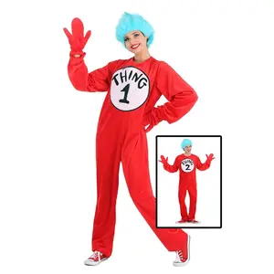 Adult Thing 1 and Thing 2 Costume