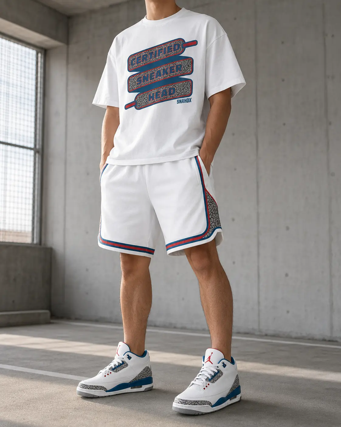 Certified Sneakerhead – Jd 3 “True Blue” Matching Short Set