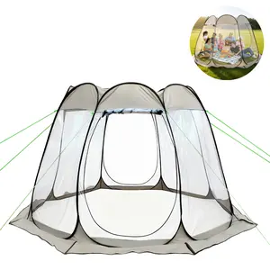 Pop Up Bubble Tent Weather Proof Garden Igloo Tent Large Outdoor Camping Shelter with Vent Window 8 Person Screen House for Party Backyards Hiking 360 Degree View Spacious Easy Setup