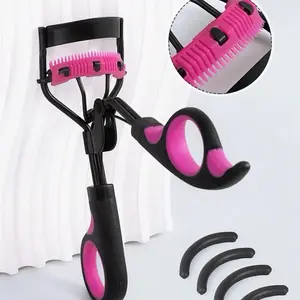 Eyelash curler with 4 pieces of silicone pads included, lifting effect curler