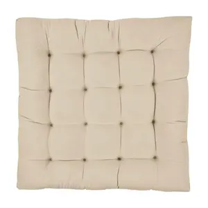 Sorra Home 40" Square Sunbrella Floor Pillow wi th Handle