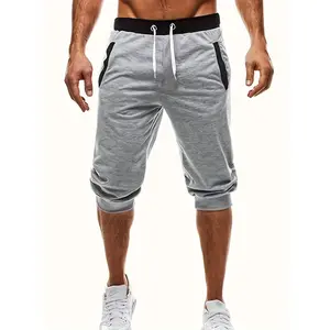 Men's Casual Joggers with Stretch Waistband - Solid Color, Polyester, Machine Washable - Perfect for Fitness & Streetwear, Jogging Pants