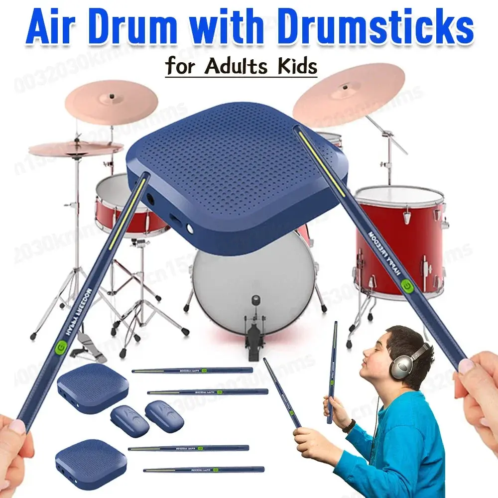 Electronic Virtual Air Drum set with Drumsticks for Beginners