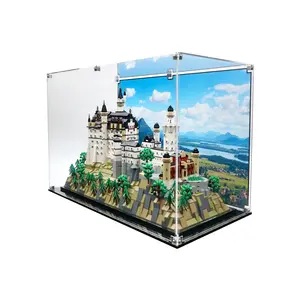 Acrylic Display Case UV Print Compatible with LEGO® 21063 Neuschwanstein Castle - Set Not Included