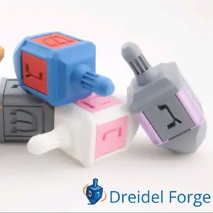 Dreidel Forge Multicolor Dreidel Build Kit - Creative Building Set for Fun and Engaging Play with Snap-together Design & Easy Assembly Instructions Magnetic Tiles