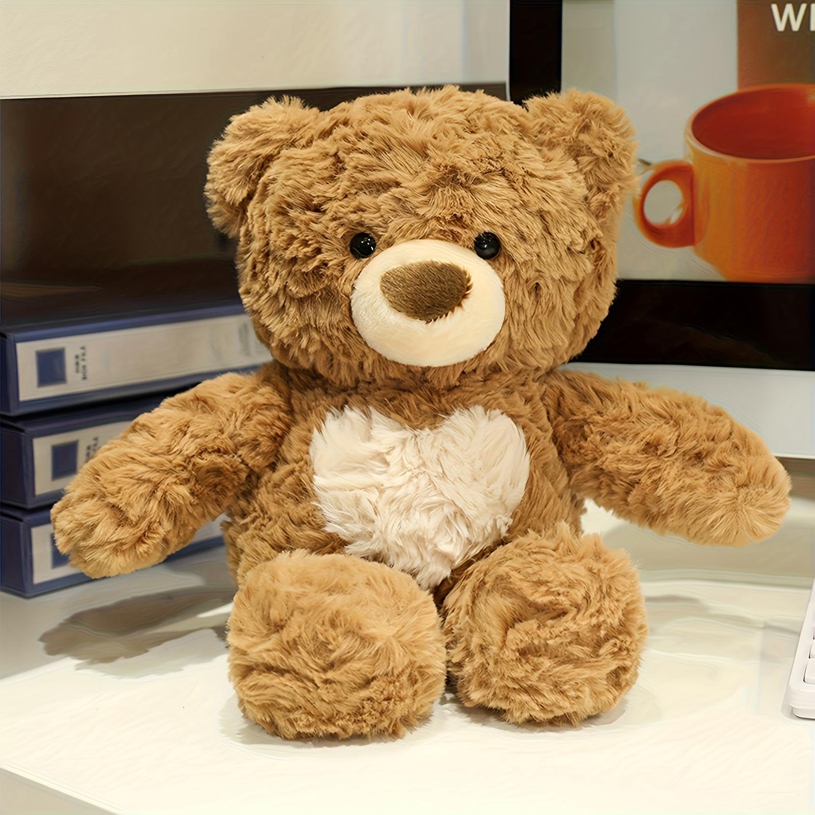 [Adorable Heart-Shaped Plush] Ultra Soft, Adorable 35Cm/13.78In Heart-Shaped Bear Plush Toys | Kawaii Panda Stuffed Animals, Cuddly Gifts for Boys and Girls, Birthday Celebrations, Holiday Home Decoration