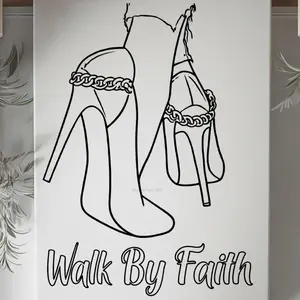 DTF Transfer Outline - Press & Paint Outline, Color your own DTF Print - Walk by Faith -Coloring Activity - Sip and Paint  Party
